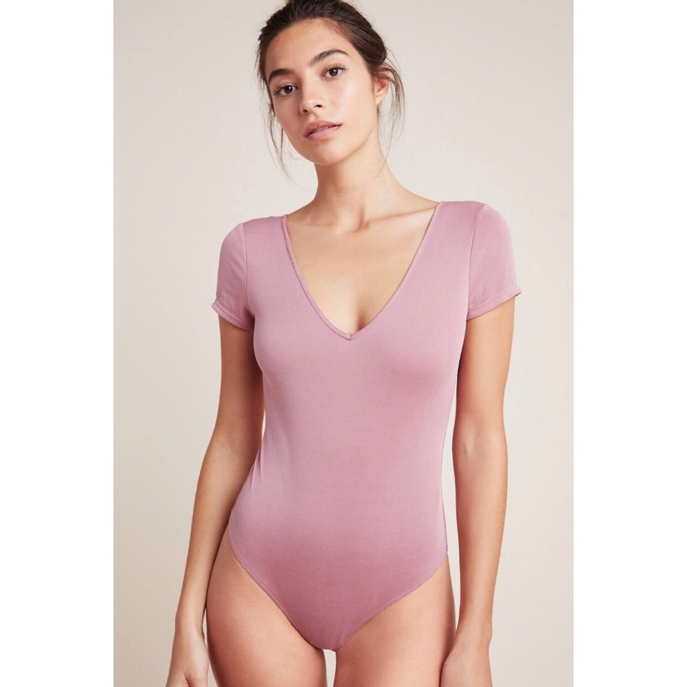 Anthropologie Bodysuit - Rose NWT